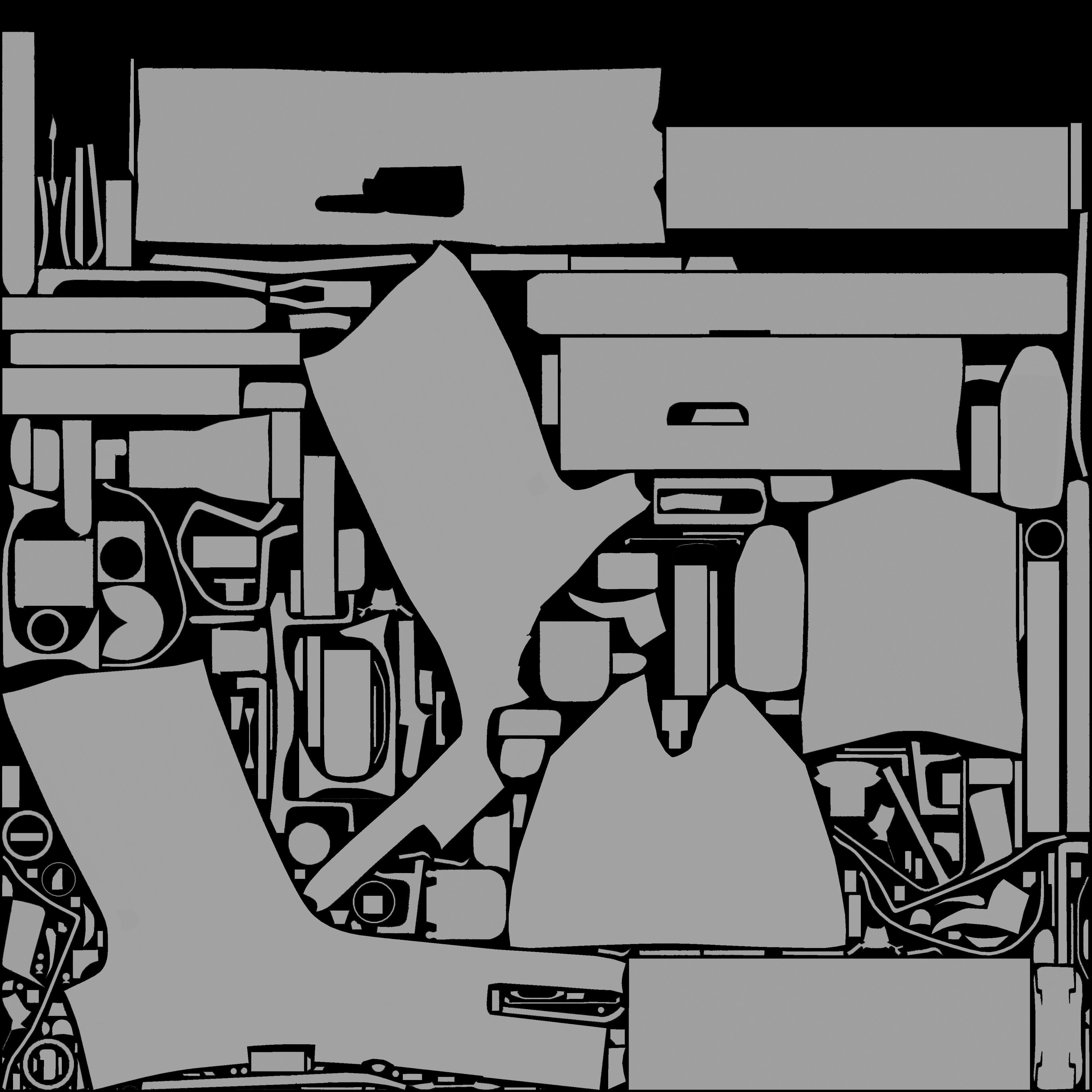 pistol Low-poly 3D model_12