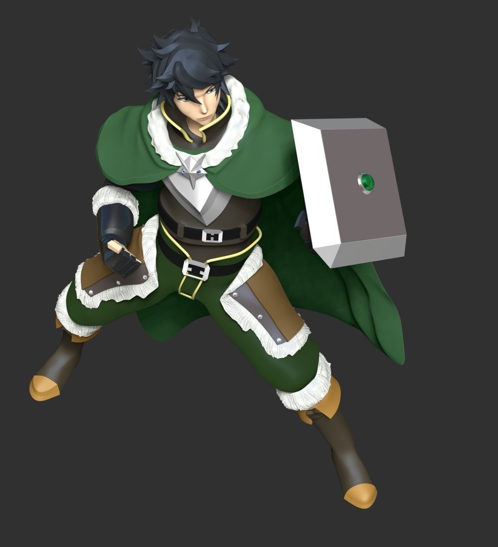 Naofumi Iwatani - The Rising of the Shield Hero 3D print model_4
