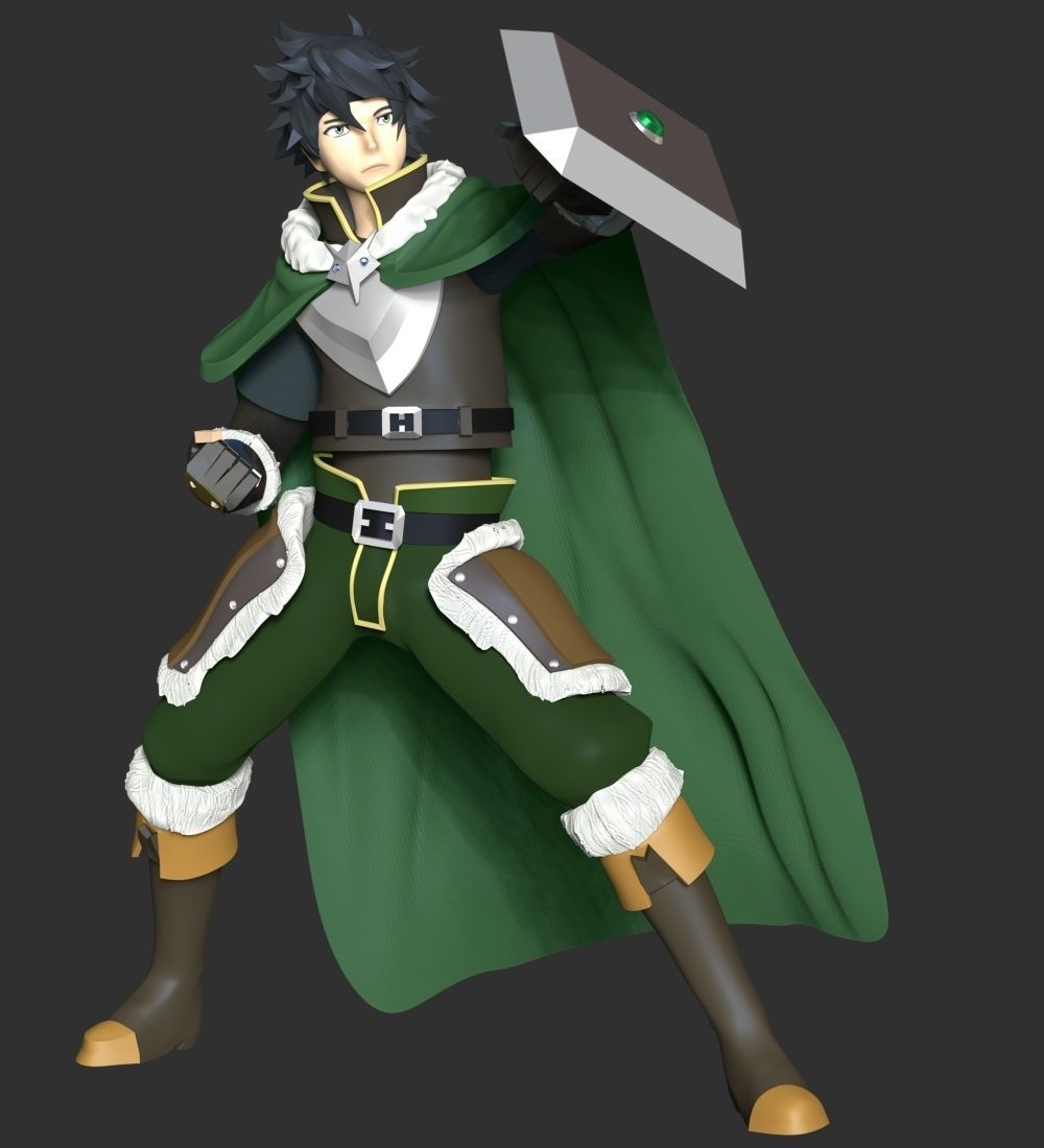 Naofumi Iwatani - The Rising of the Shield Hero 3D print model_1