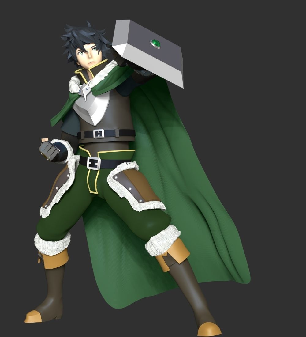 Naofumi Iwatani - The Rising of the Shield Hero 3D print model_7