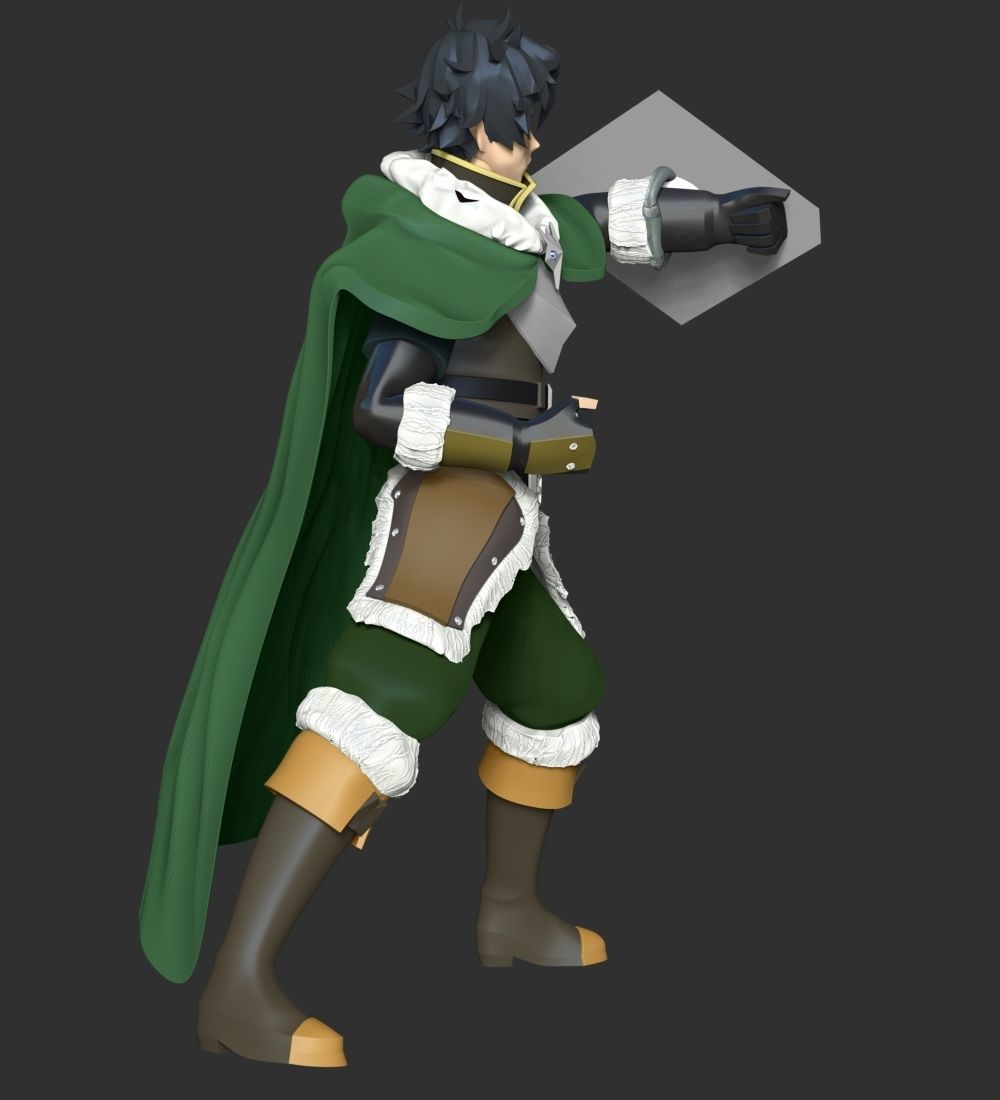 Naofumi Iwatani - The Rising of the Shield Hero 3D print model_5