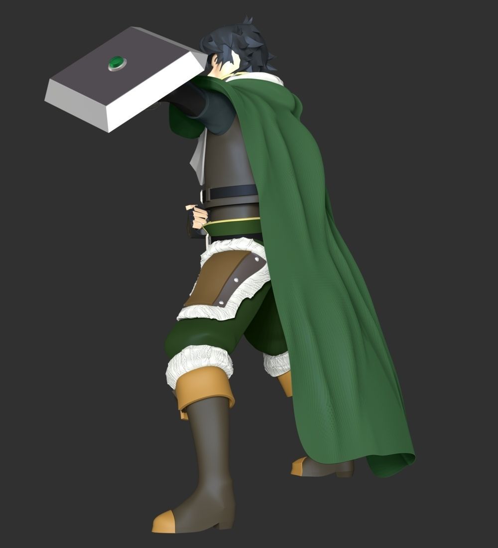 Naofumi Iwatani - The Rising of the Shield Hero 3D print model_3