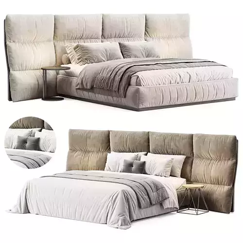 Palau bed by Visionnaire