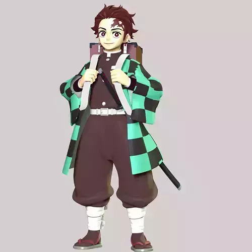 Demon Slayer - Tanjiro Kamado 3D print model