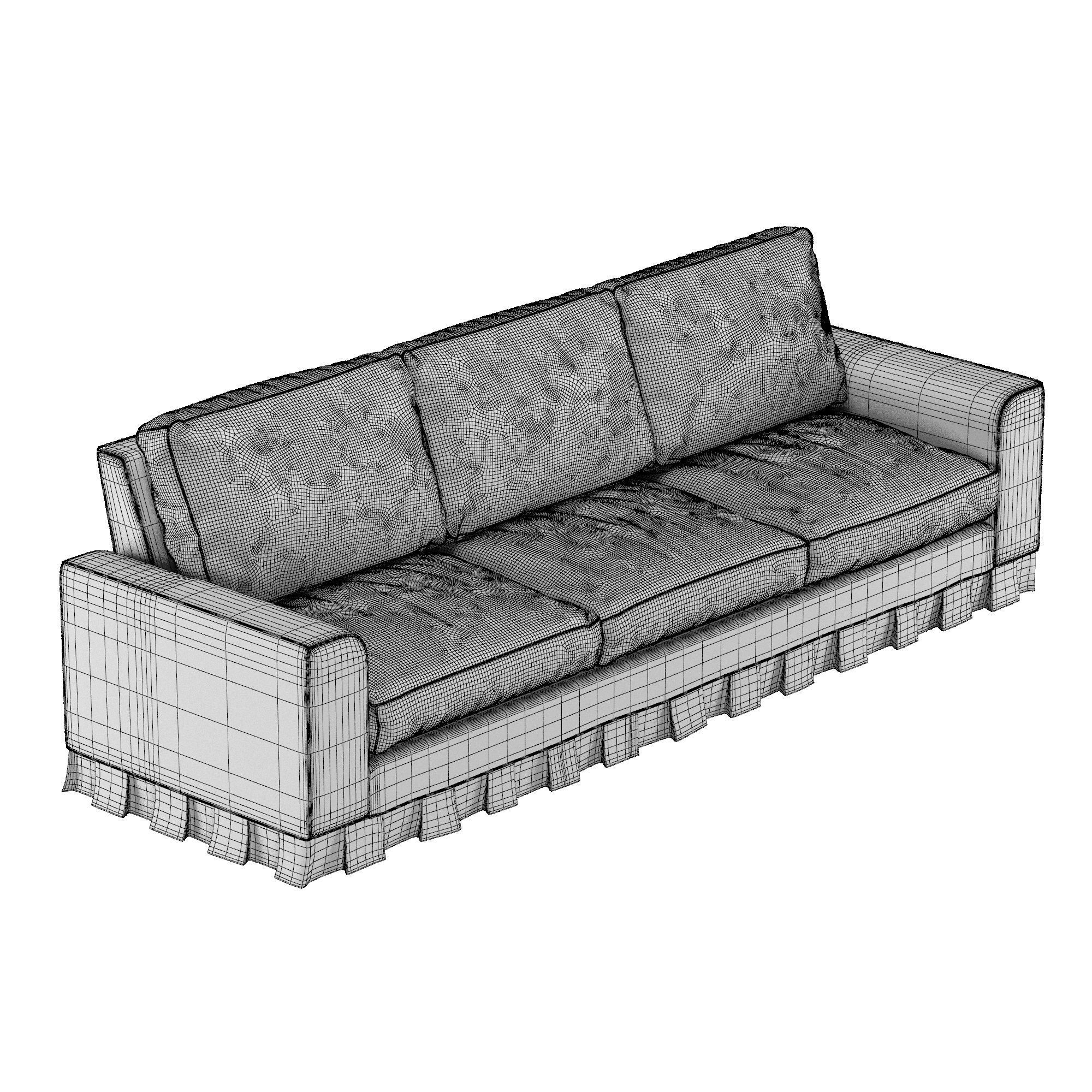 Sofa Antiq 3D model_5