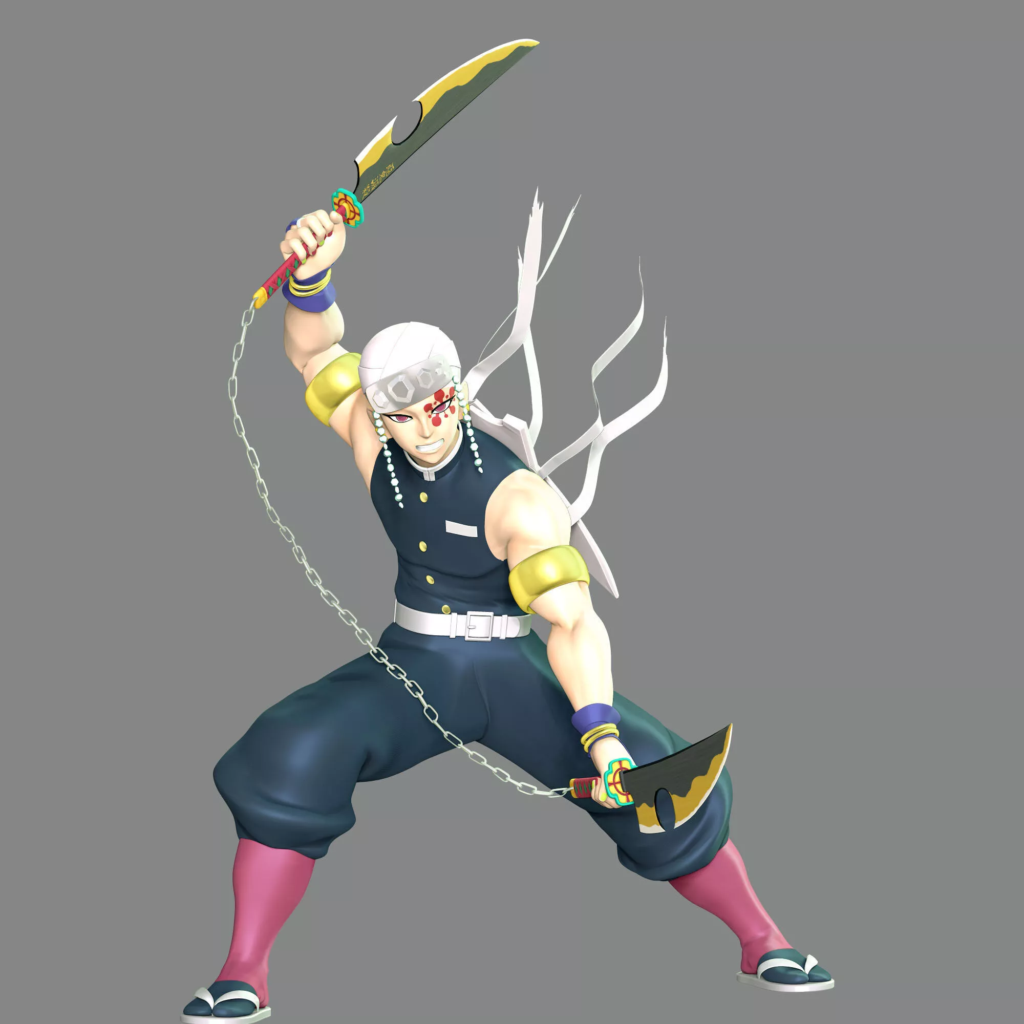 Demon Slayer - Tengen Uzui 3D print model