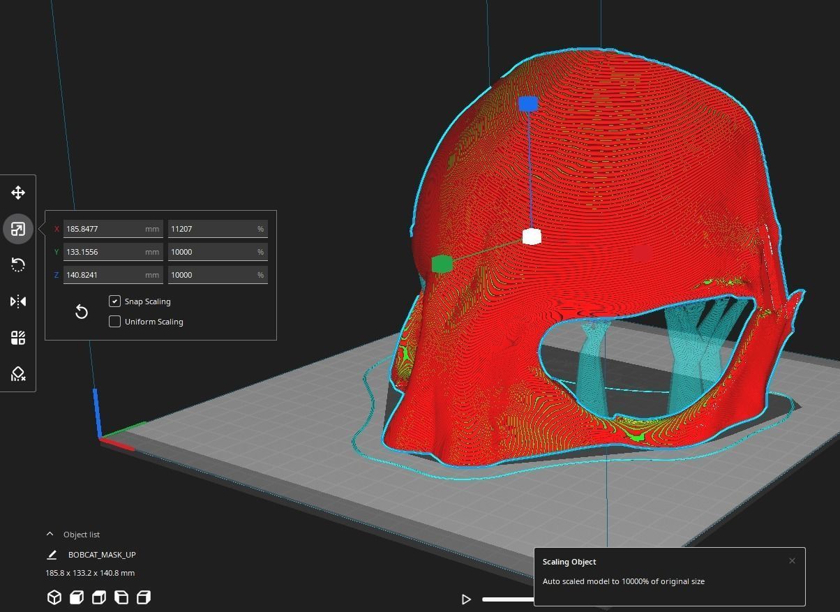 Viking Style Bobcat Skull Mask Ready To Print 3D print model_3