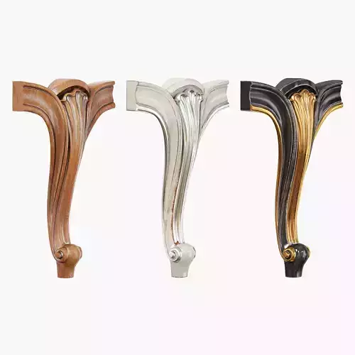 Classic leg 077 3D model