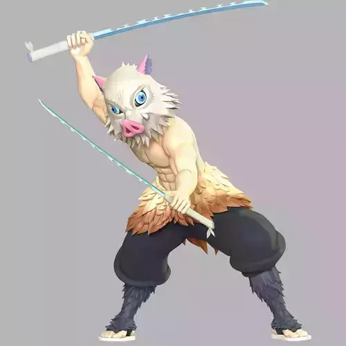 Demon Slayer - Inosuke Hashibira 3D print model