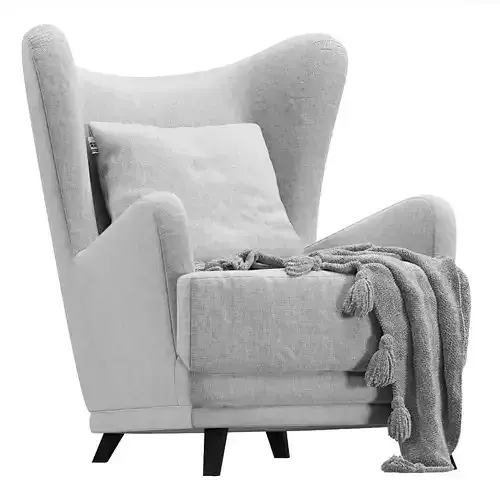 Armchair Oxford  3D model
