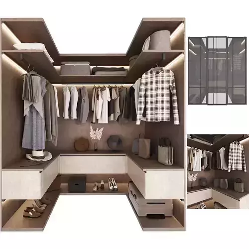 Wardrobe composition  with filling