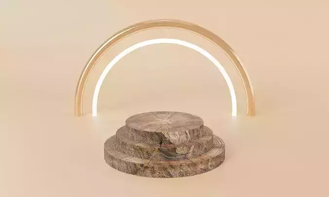 Minimal Product Podium 3D model 