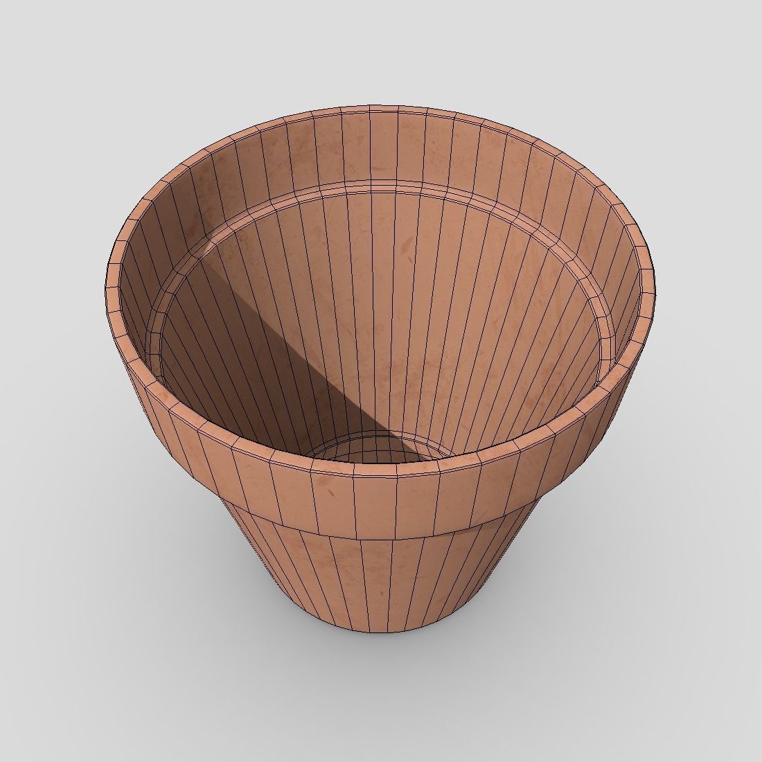 CC0 - Plant Pot Free low-poly 3D model_12