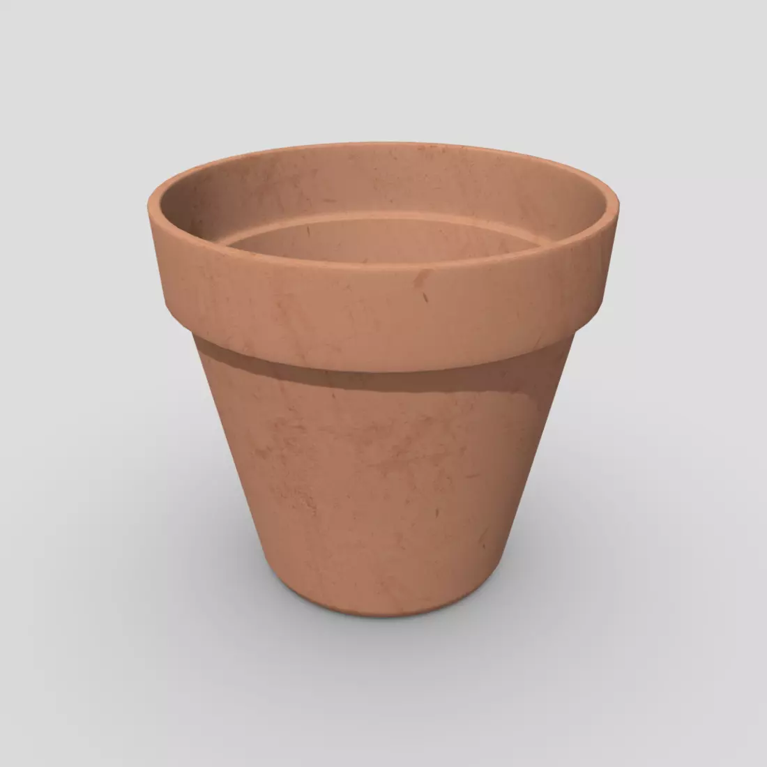 CC0 - Plant Pot Free low-poly 3D model_0