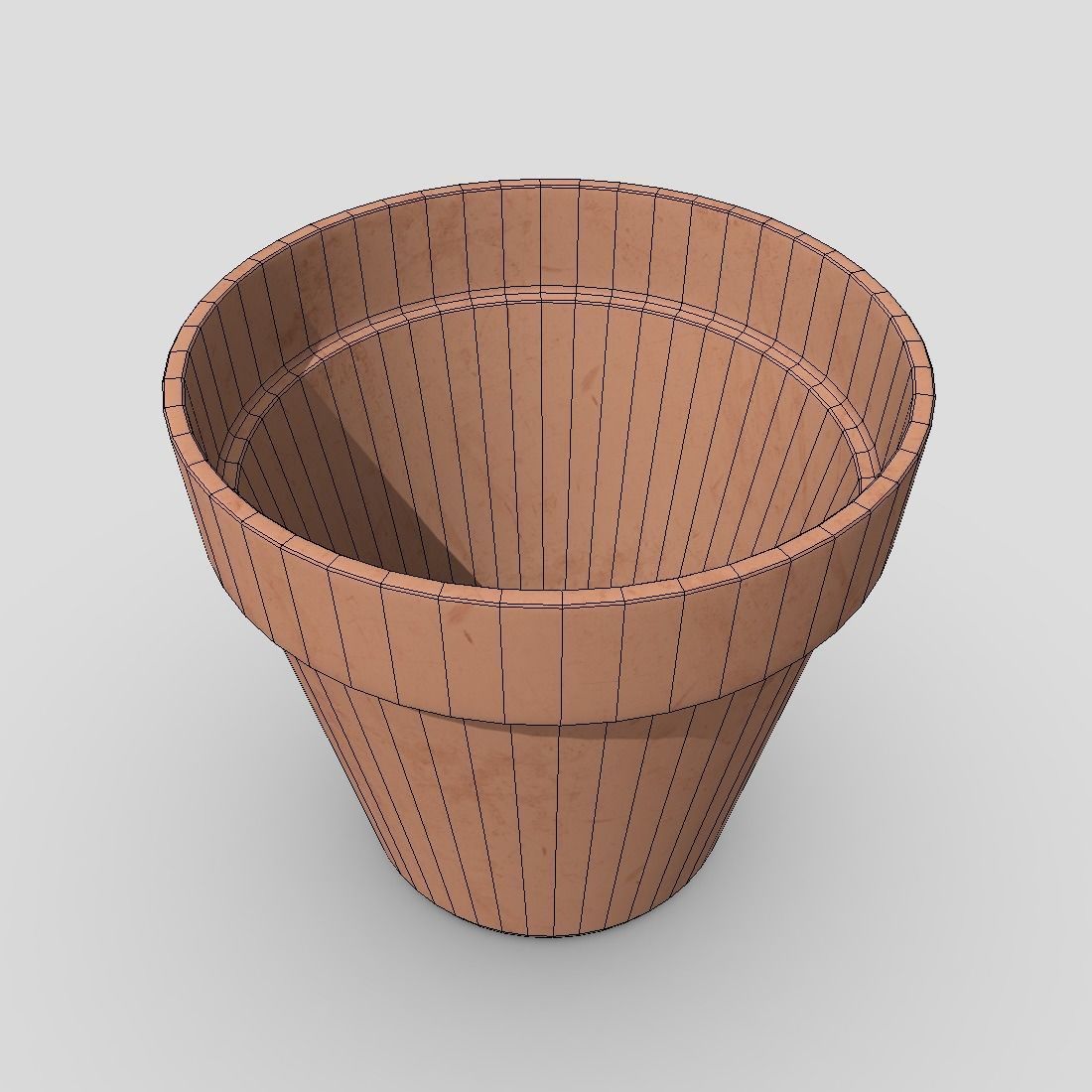 CC0 - Plant Pot Free low-poly 3D model_6