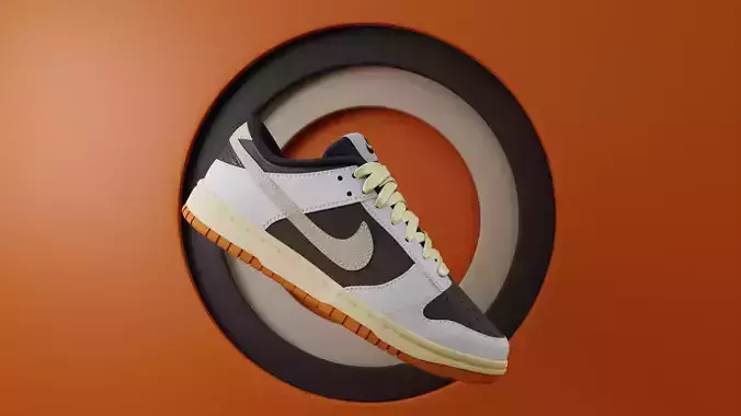 Nike Dunk Low  3D model