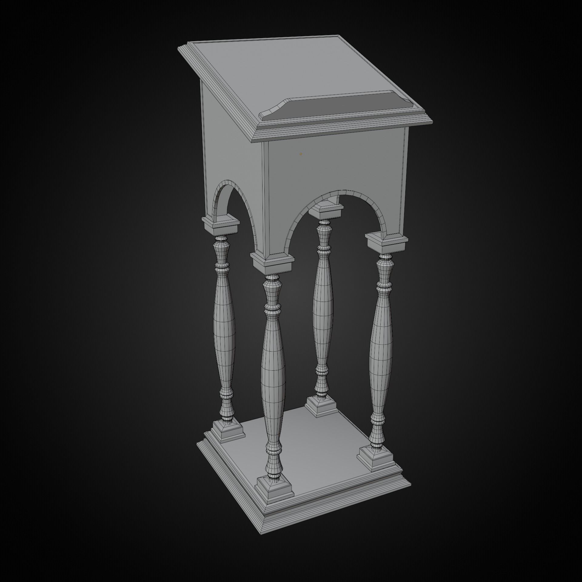 Lestern Low-poly 3D model_8