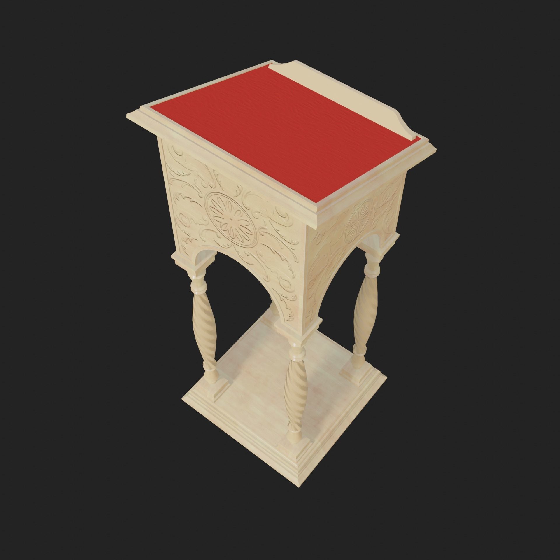 Lestern Low-poly 3D model_5