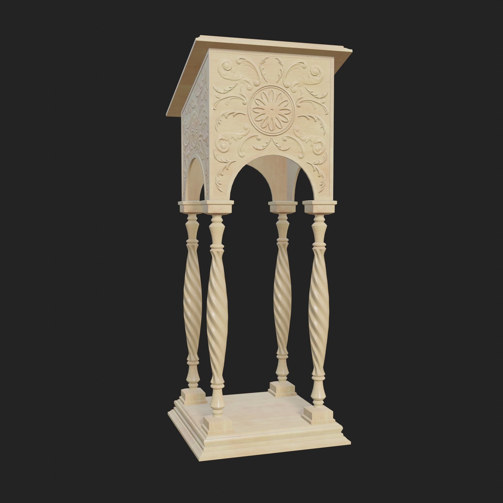 Lestern Low-poly 3D model_4