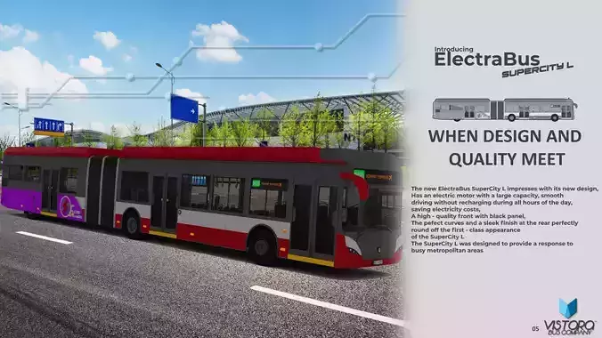 ElectraBus SuperCity L Fictional model
