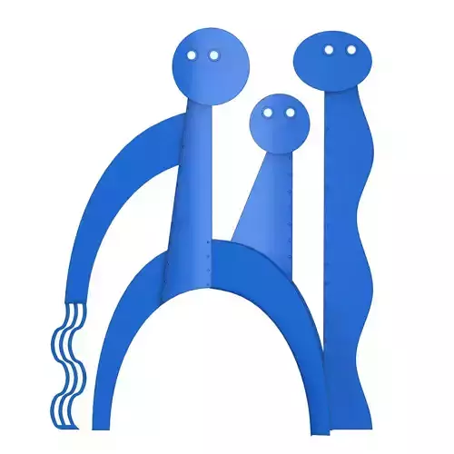 Toronto Metall Sculpture 3D model