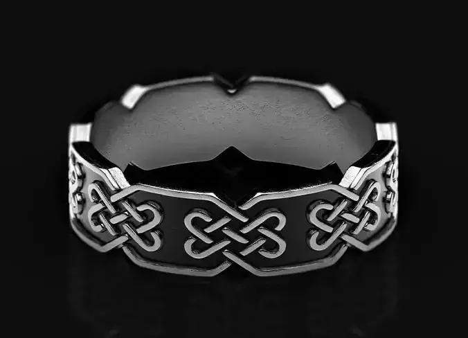Celtic Knot Ring 3D Print Model