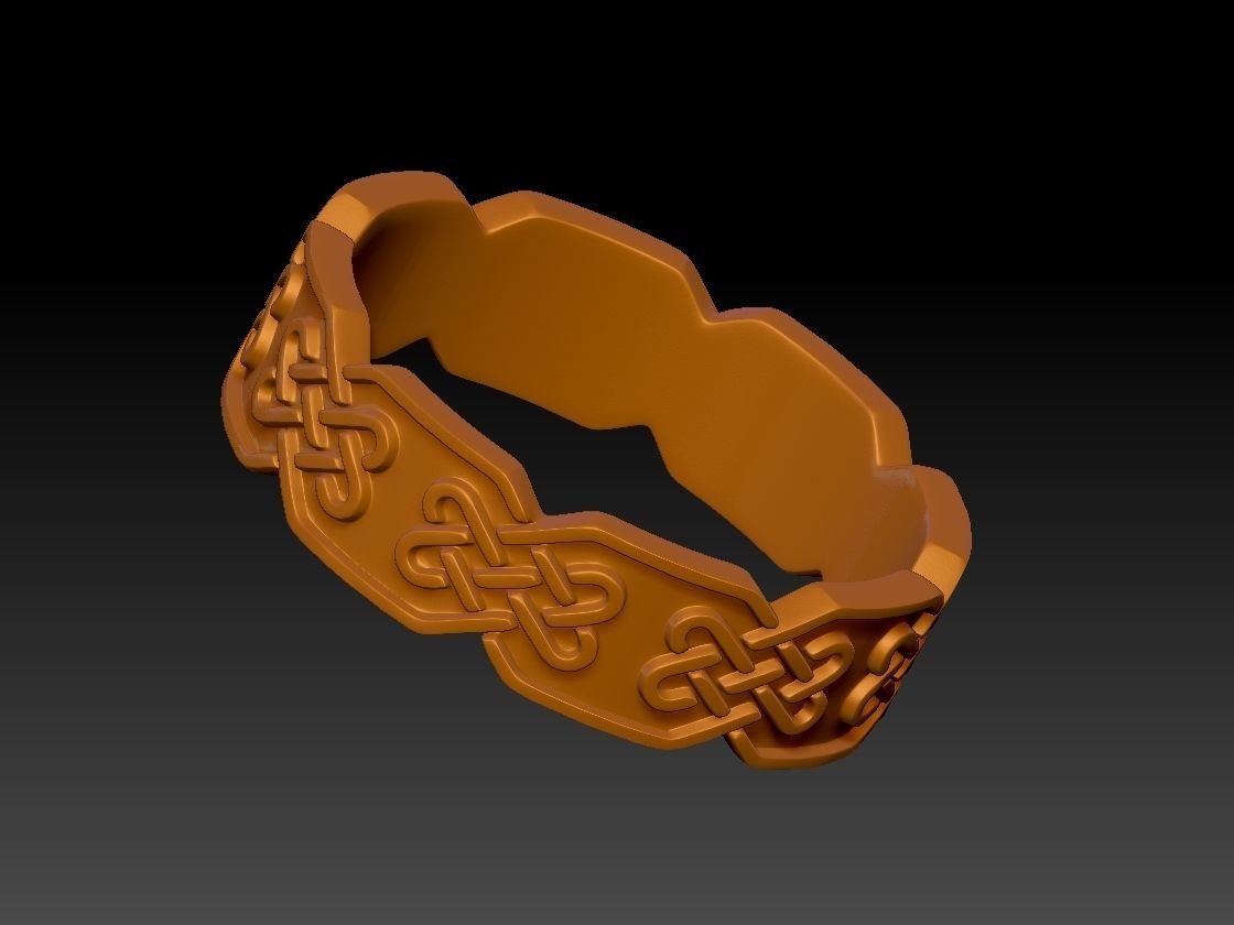 Celtic Knot Ring 3D Print Model 3D print model_9