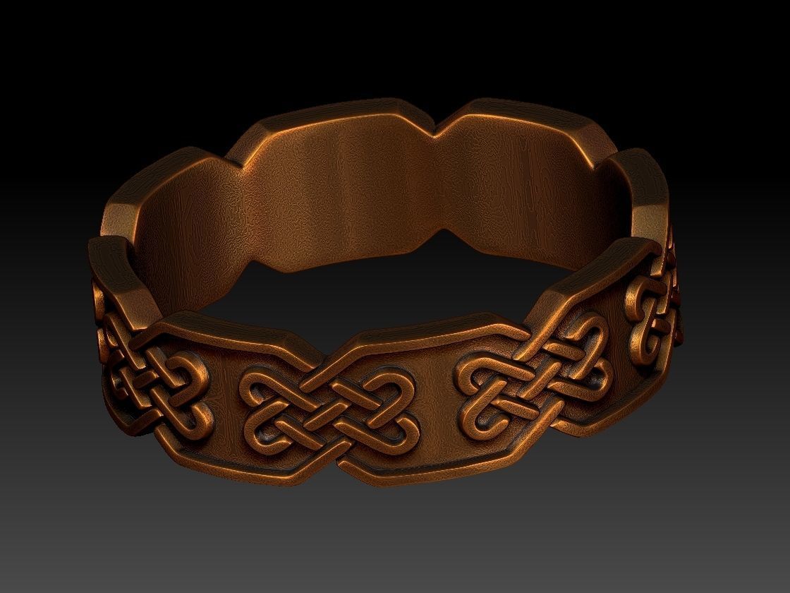 Celtic Knot Ring 3D Print Model 3D print model_6