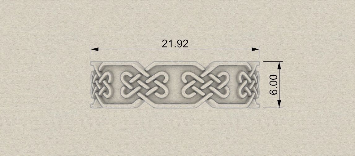 Celtic Knot Ring 3D Print Model 3D print model_12