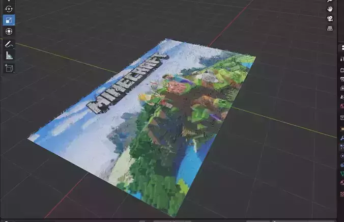 Minceraft carpet LowPoly 3D 