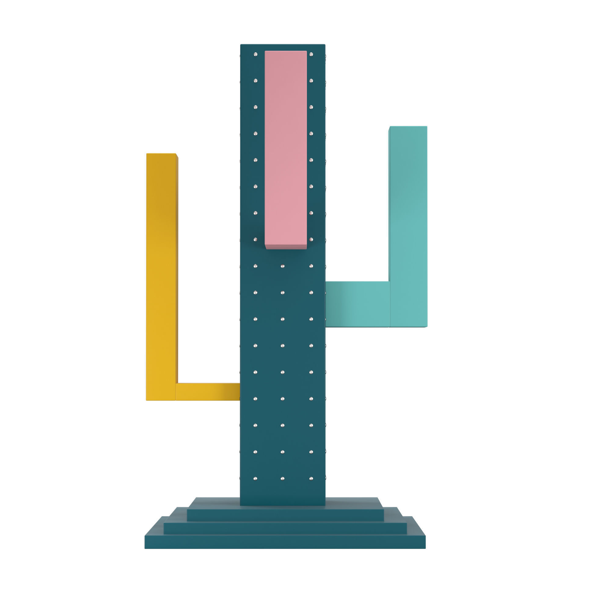 Colossal Cacti Sculpture 3D model_5