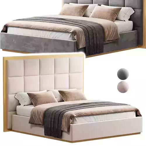 ANGELO CAPPELLIN Bed By Opera DILETTA 3D model