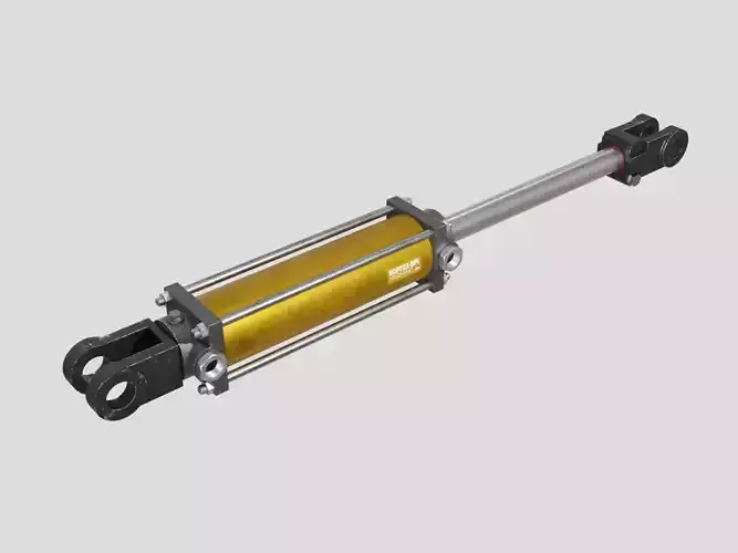 Hydraulic Cylinder 3D model