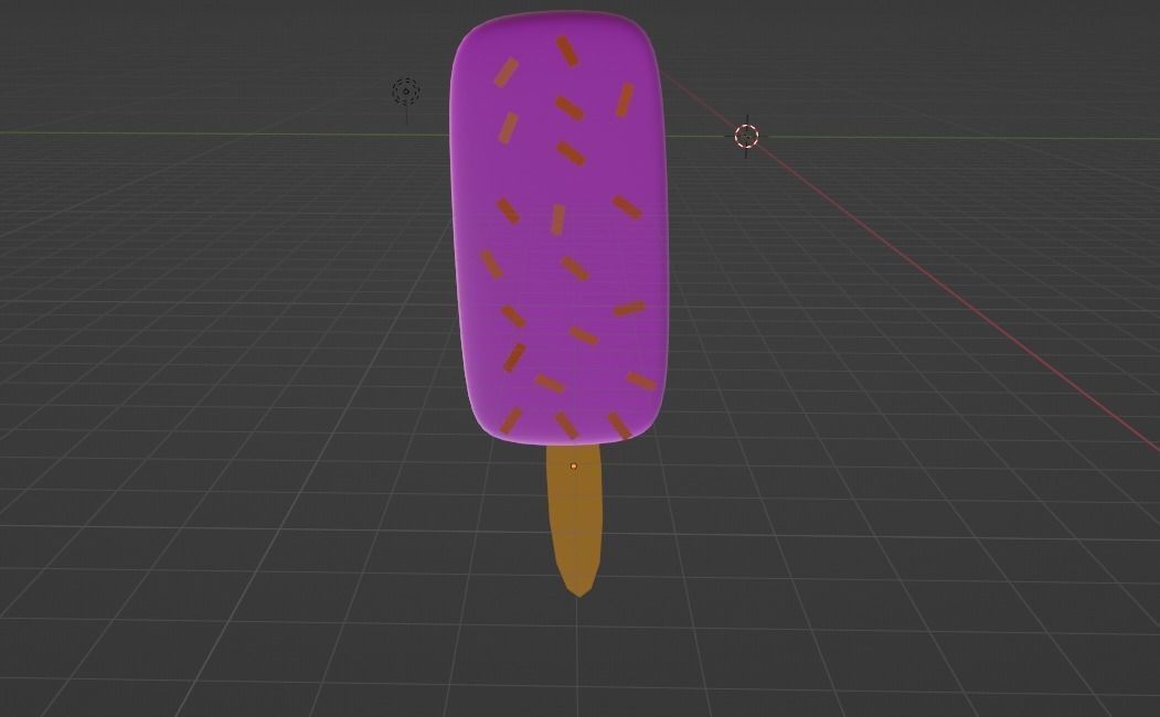 5X LowPoly 3D IceCream Low-poly 3D model_2