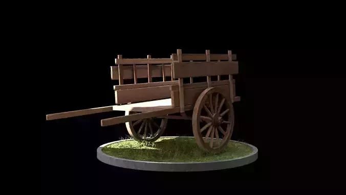 Wooden cart