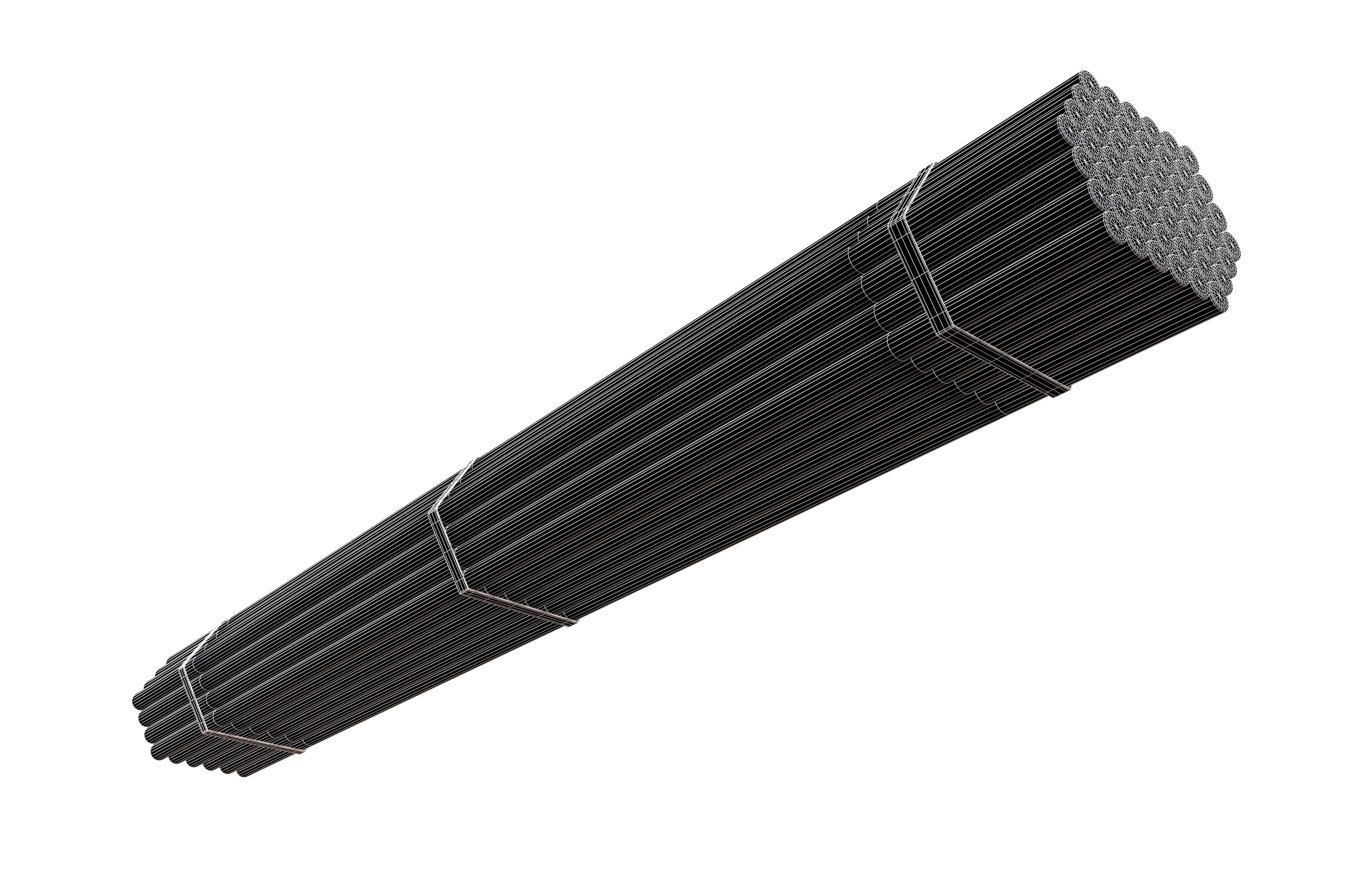 Steel Round Bars v1 005 Low-poly 3D model_4