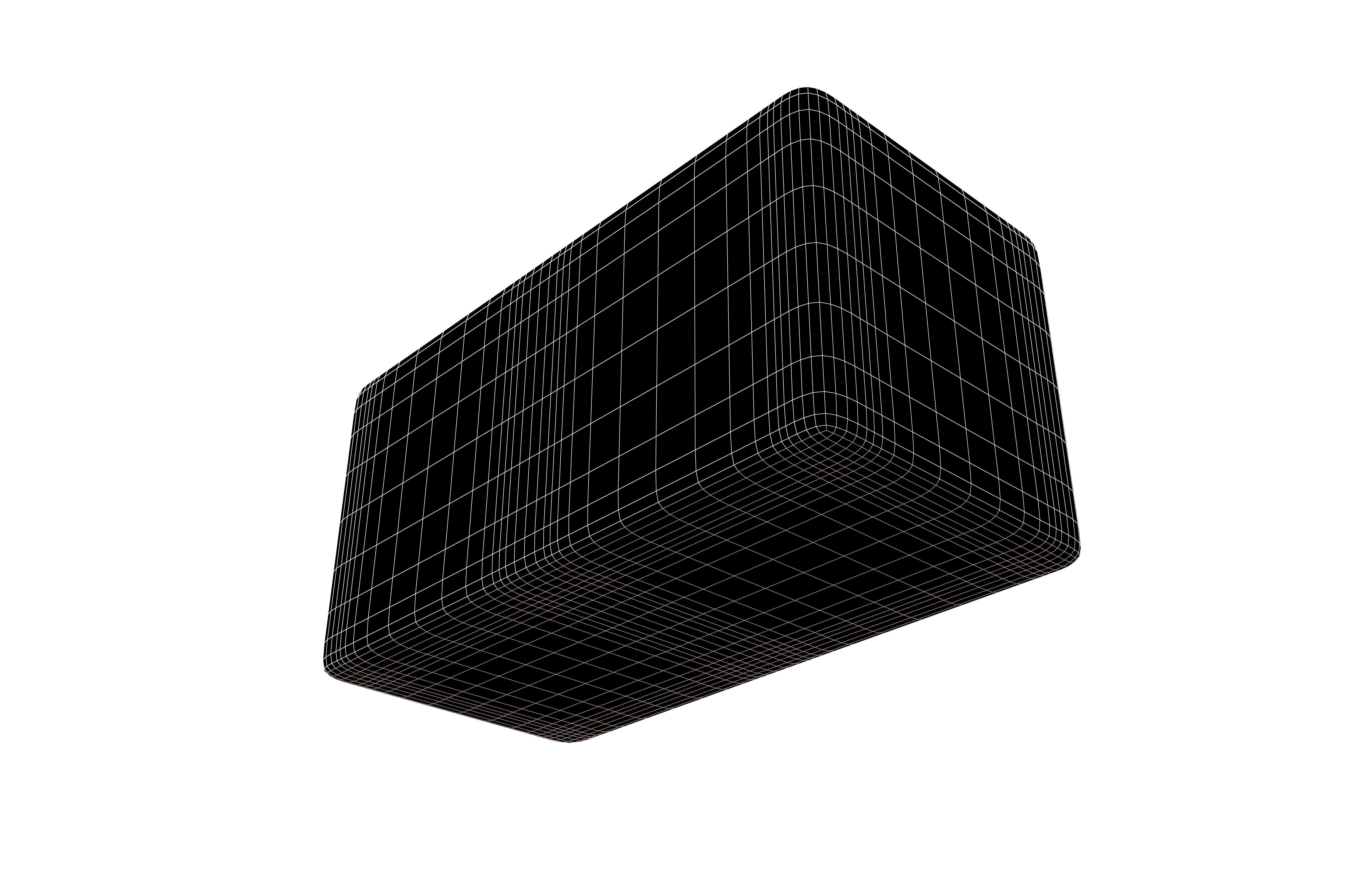 Cement Building Blocks V1 001 Low-poly 3D model_4