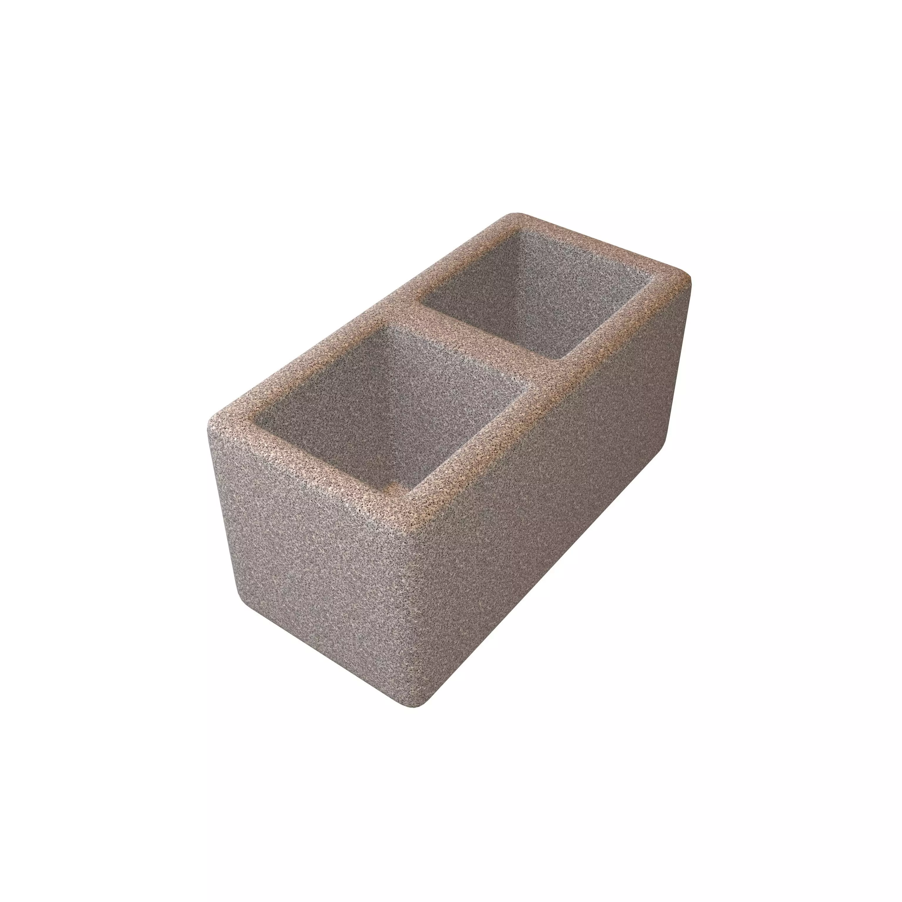 Cement Building Blocks V1 001 Low-poly 3D model_0