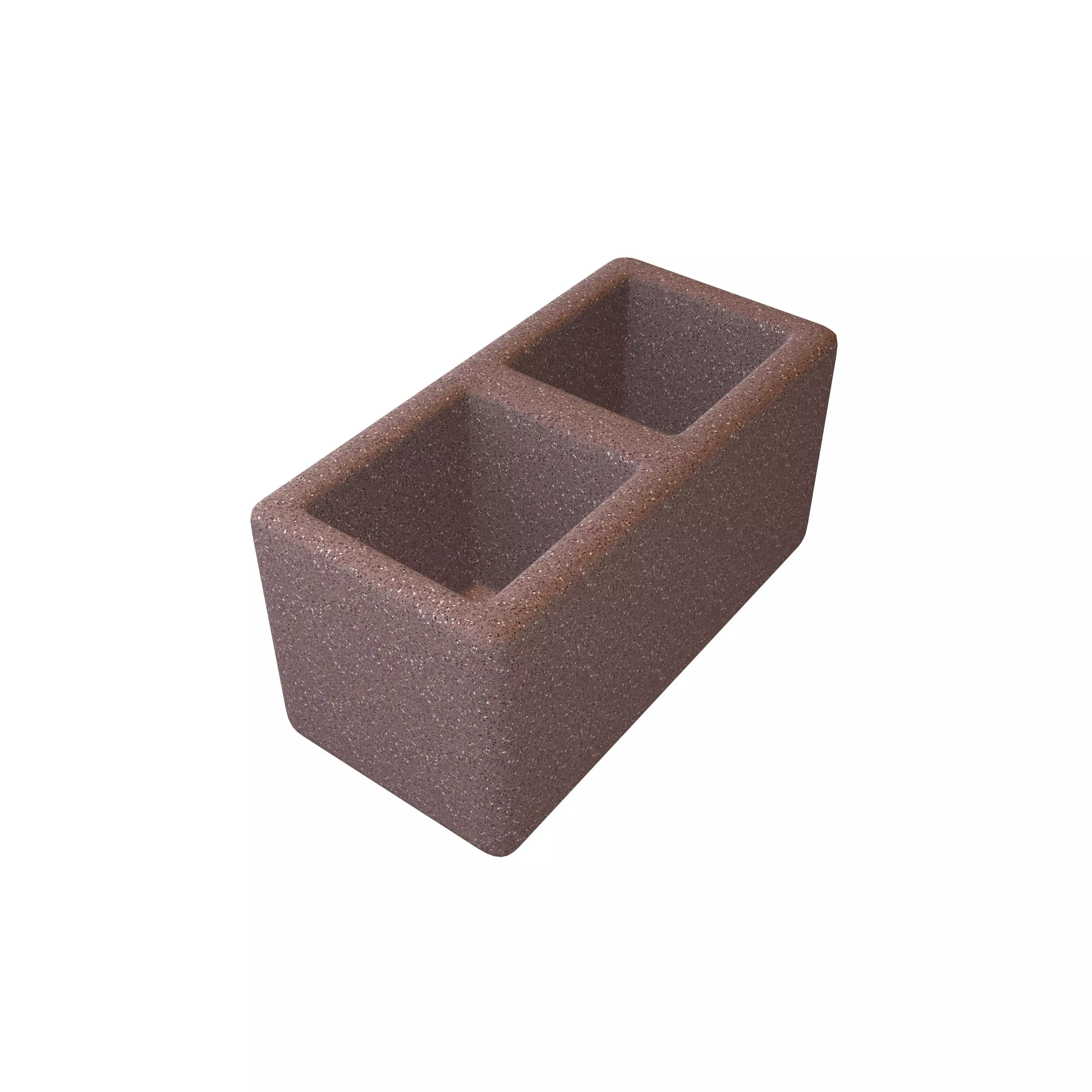 Cement Building Blocks V1 002 Low-poly 3D model_0