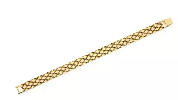 Diamond Bracelet 3D print model 