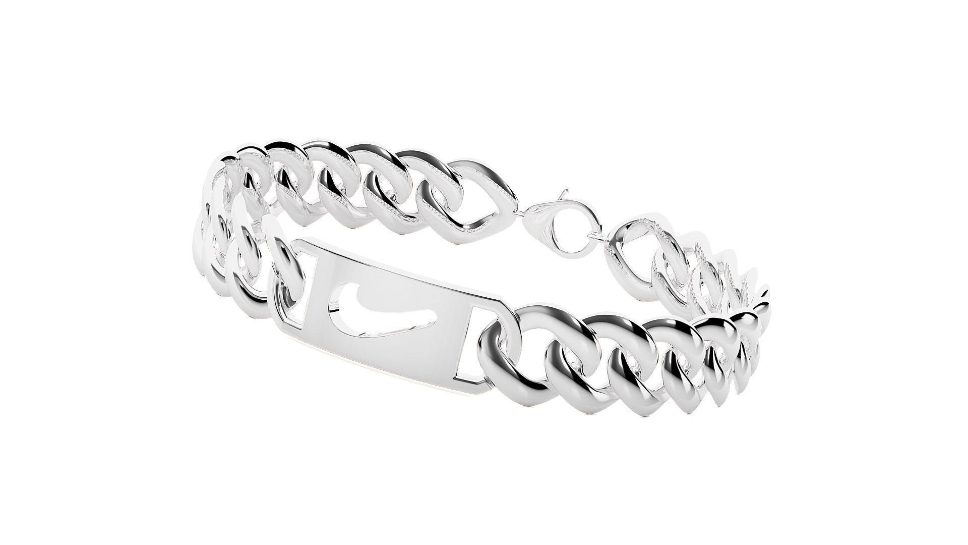 Diamond Bracelet 3D print model   3D print model_7