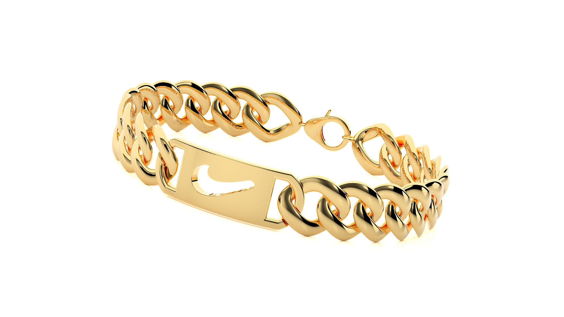 Diamond Bracelet 3D print model   3D print model_9
