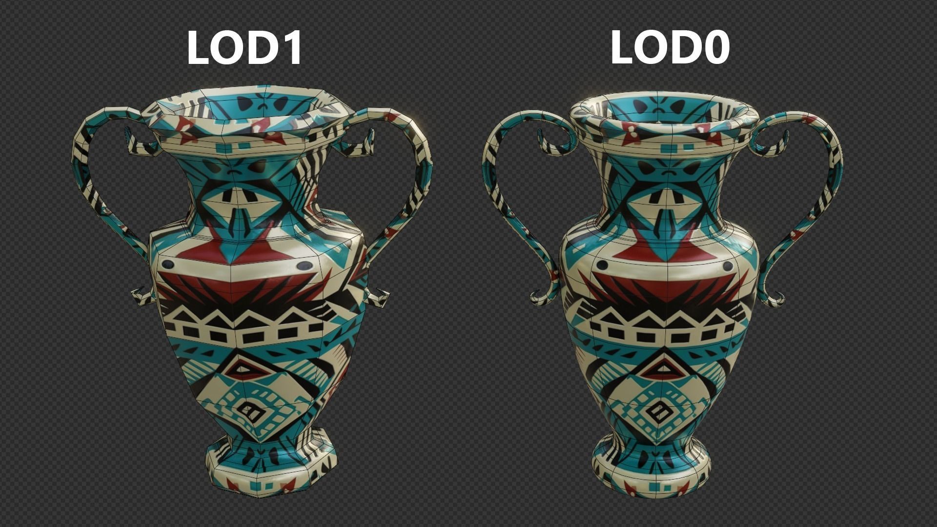 Mega Vase Pack Low-poly 3D model_1
