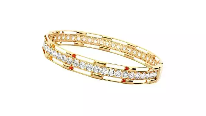 Diamond Bracelet 3D print model 