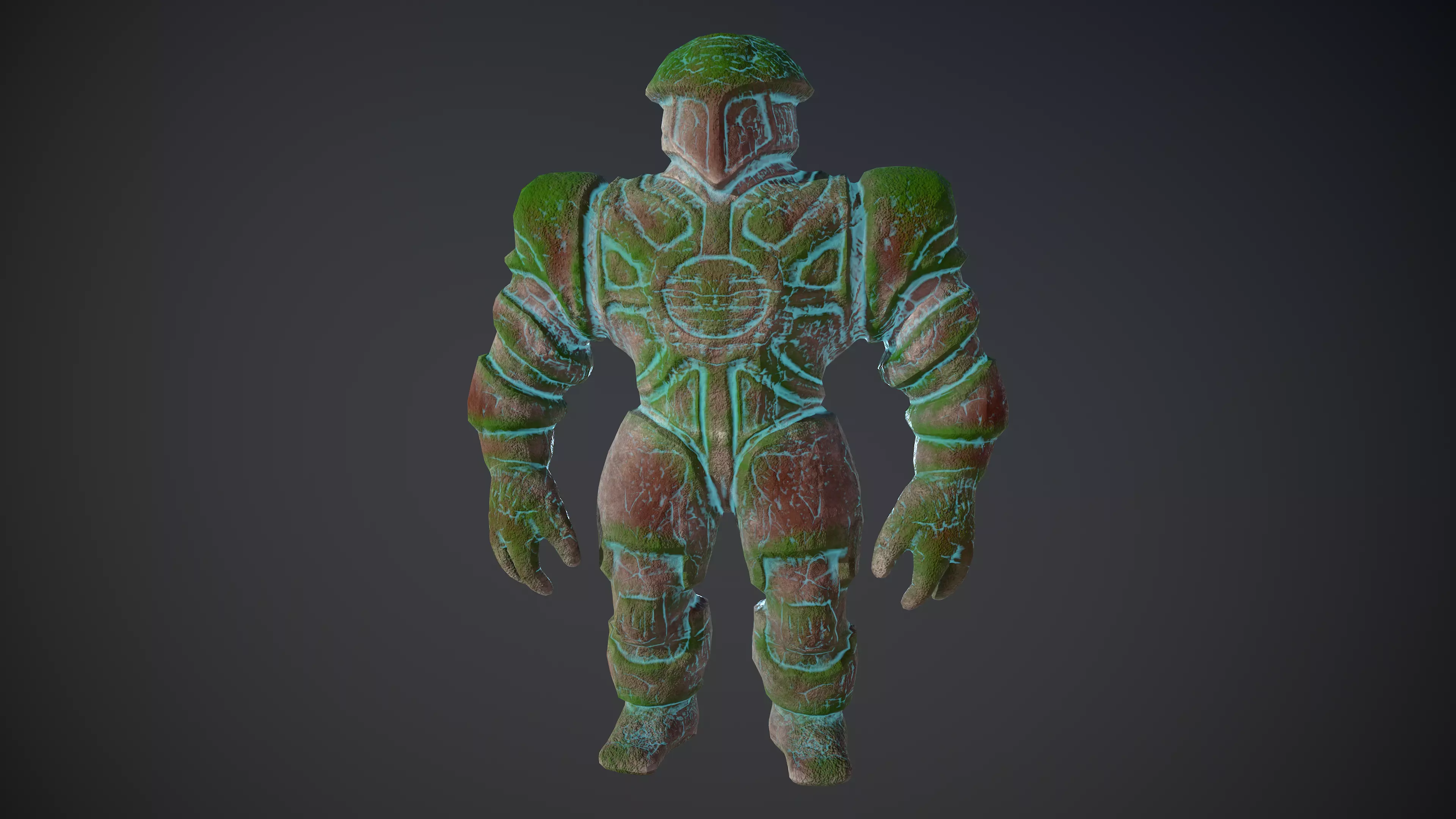 golem Low-poly 3D model_0