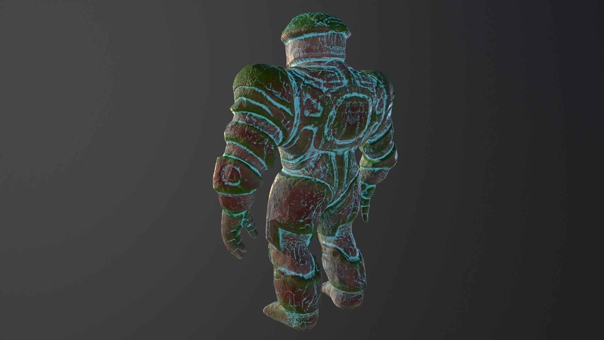 golem Low-poly 3D model_8