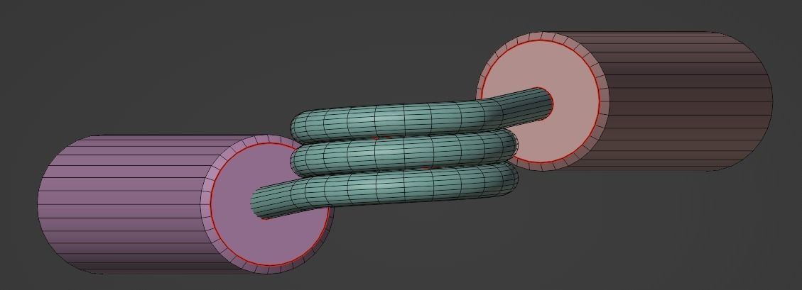 Hand Grip Low-poly 3D model_5