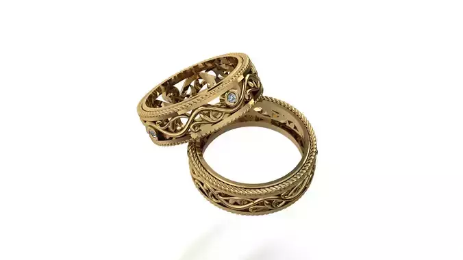 Wedding Ring by Orlaments 18 5mm Free 3D print model