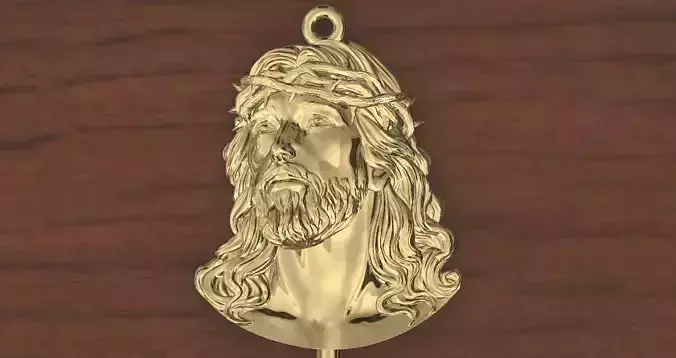 Christ pendant 3D print model
