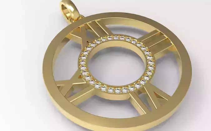 Romane Numeral Pendant